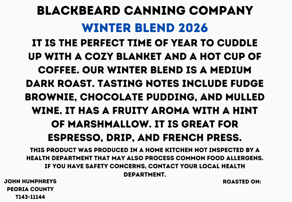 WINTER BLEND 2026 Sample