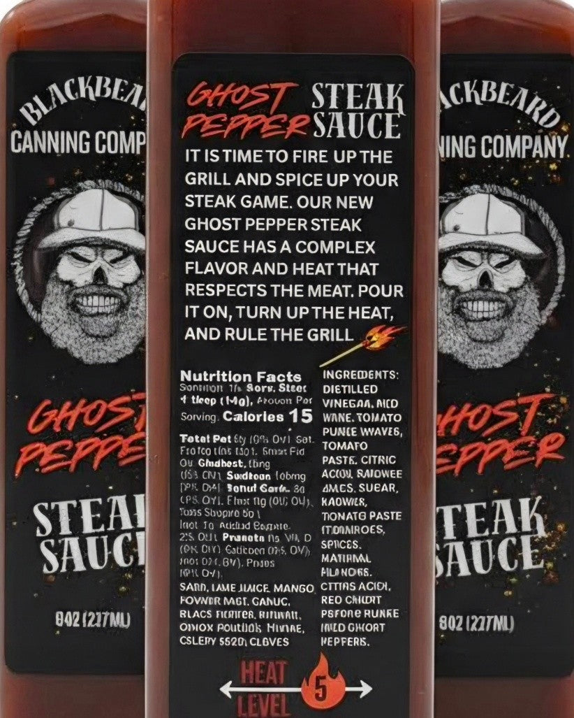Ghost Pepper Steak Sauce