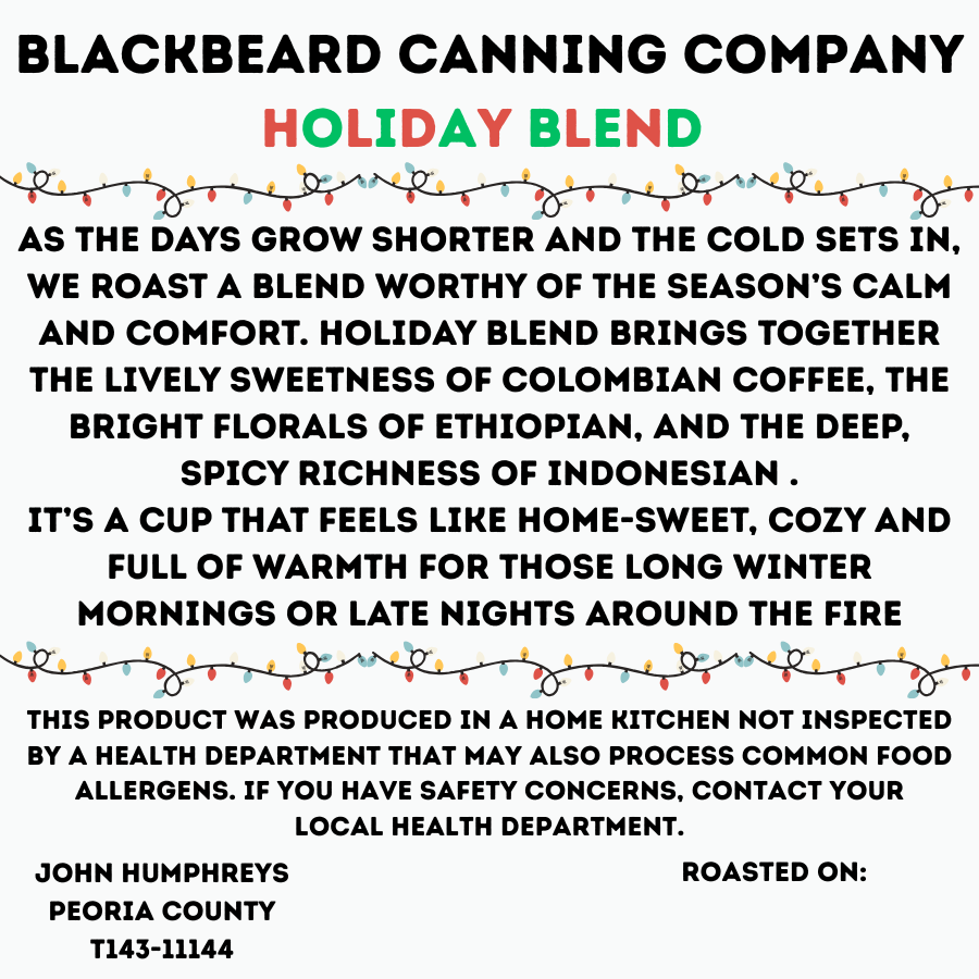 Holiday Blend (1/2 lb)